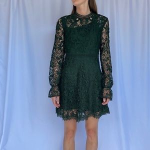 ZARA lace mini dress.